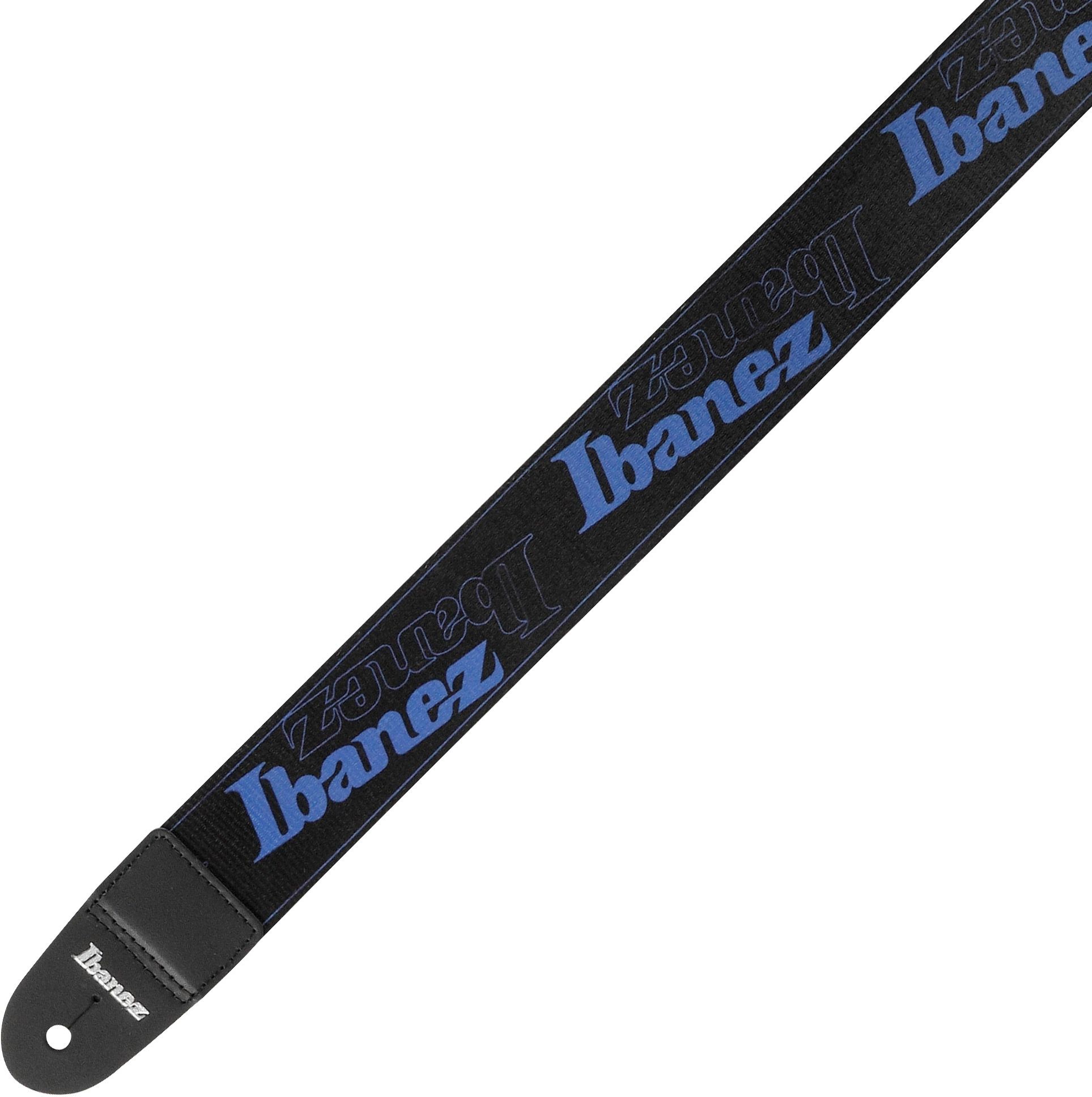 Ibanez Gitarrengurt Design Black Blue Ibanez Logos