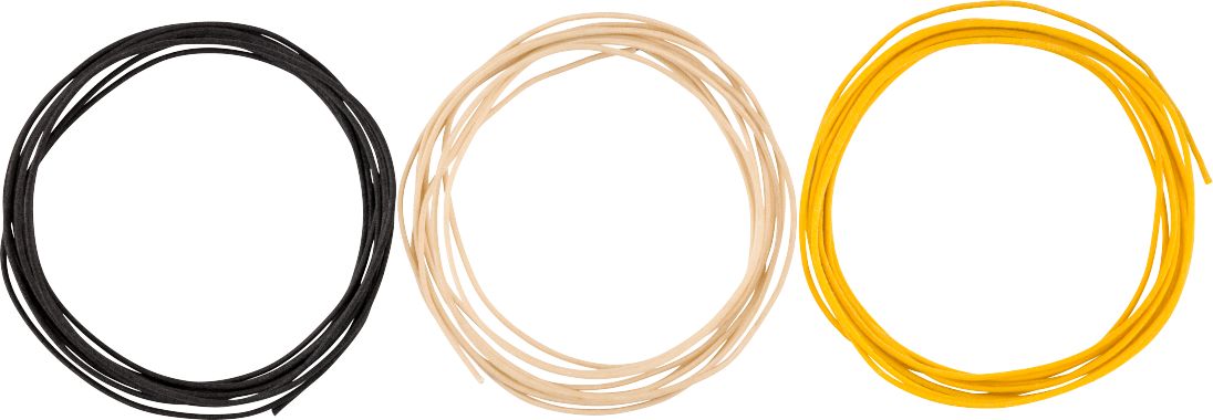 Fender Pure Vintage Cloth Wire Black, White, Yellow, 3m