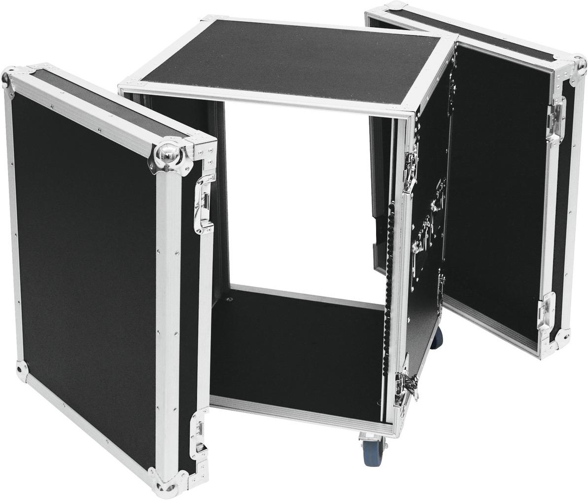 ROADINGER Verstärkerrack PR-2, 14HE, 47cm mit Rollen – Bild 4