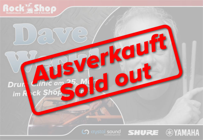 Ausverkauft / Sold out: Drum Clinic by Dave Weckl (25.03.2026)
