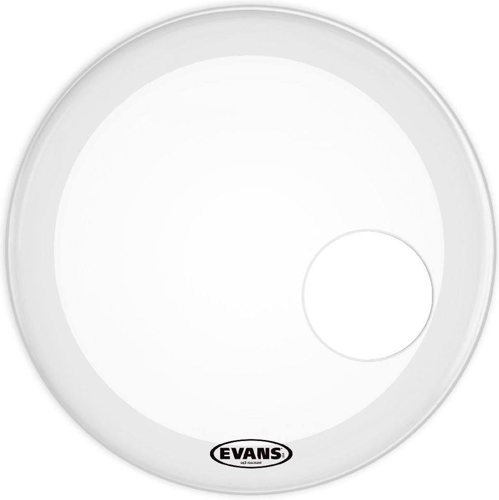 Evans BD22RSW EQ3 Resonant Smooth White 22