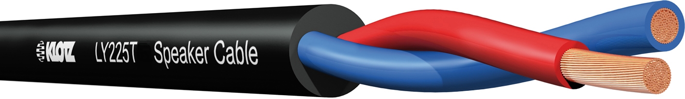 Klotz LY225T speaker cable black