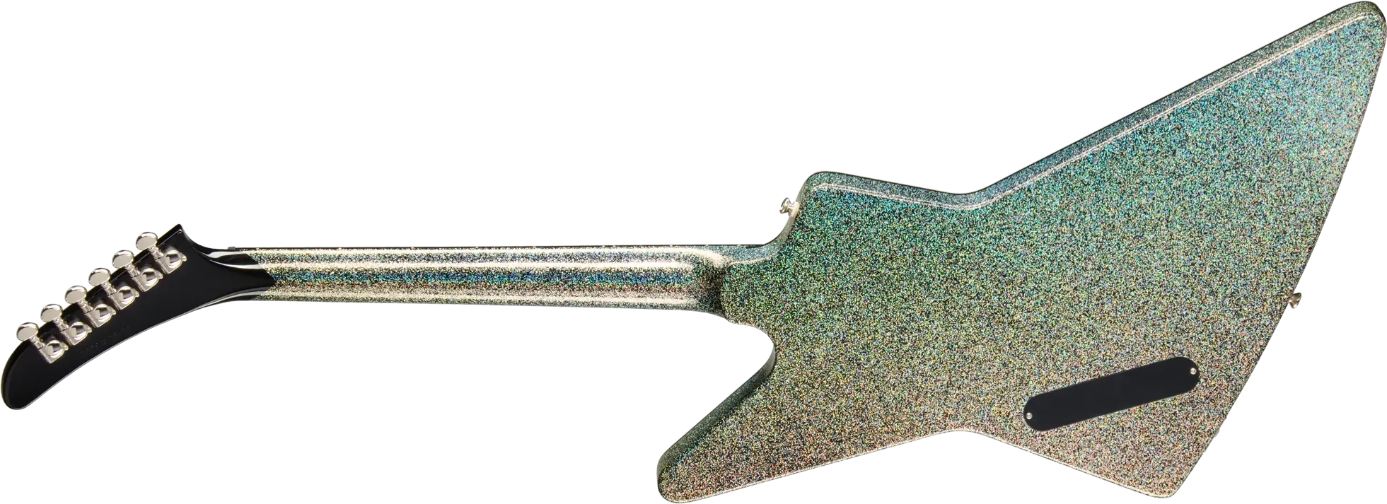 Epiphone Explorer Custom Lzzy Hale Black Diamond Holographic Sparkle – Bild 2