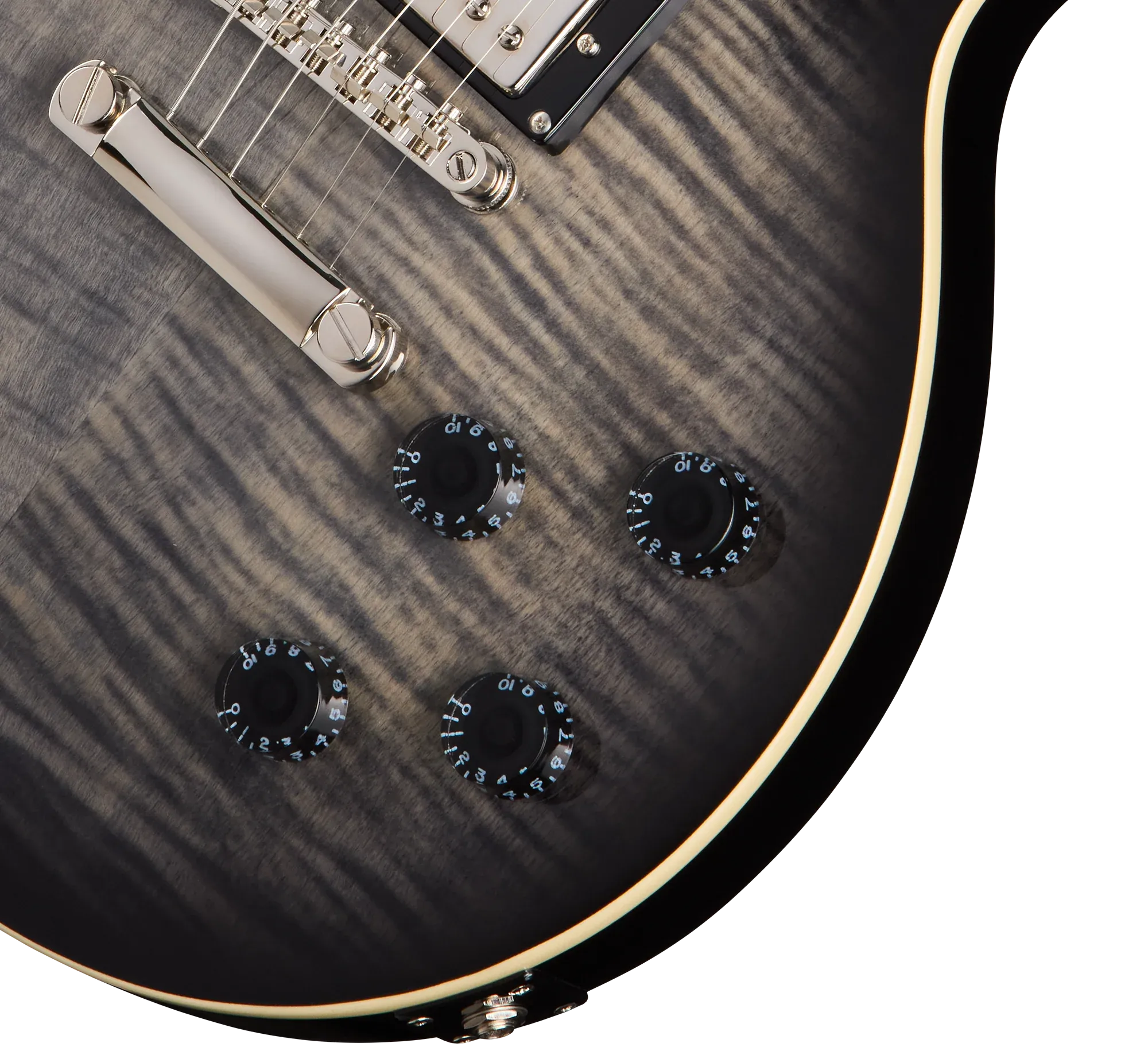 Epiphone Les Paul Tribute Plus Ebony Burst – Bild 6