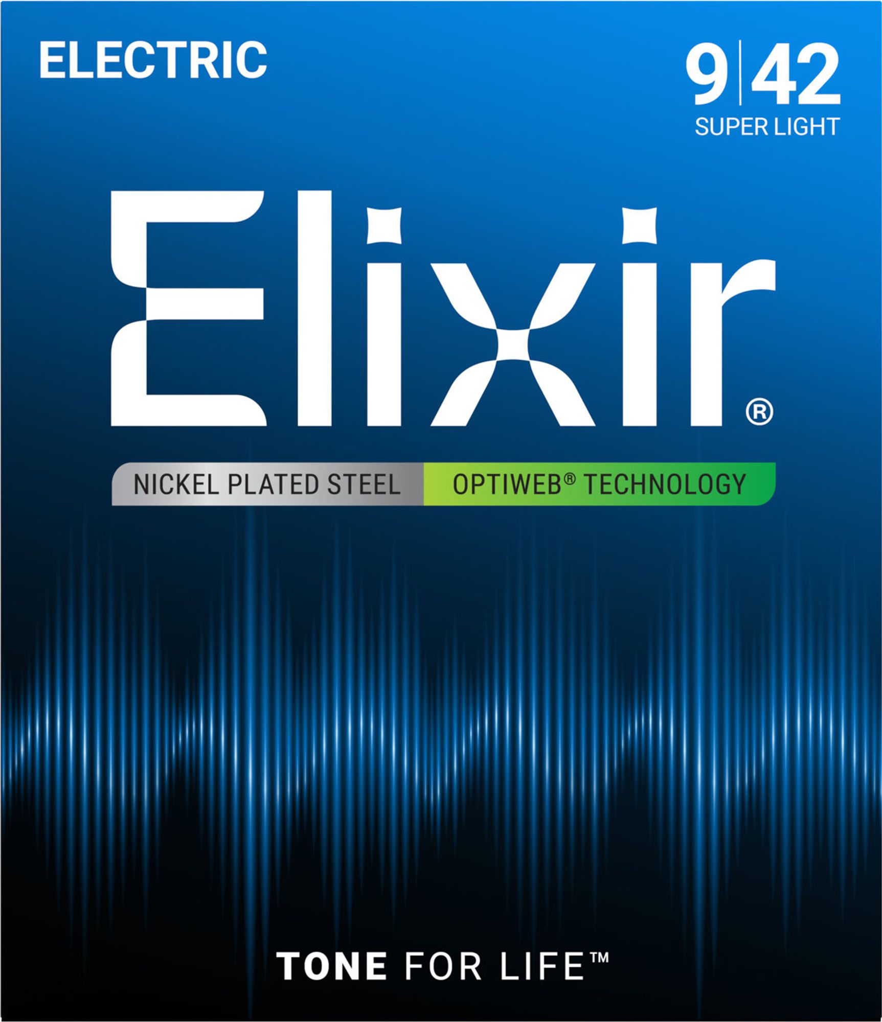 Elixir Electric Guitar Optiweb Super Lights 009-042 3-Pack – Bild 2
