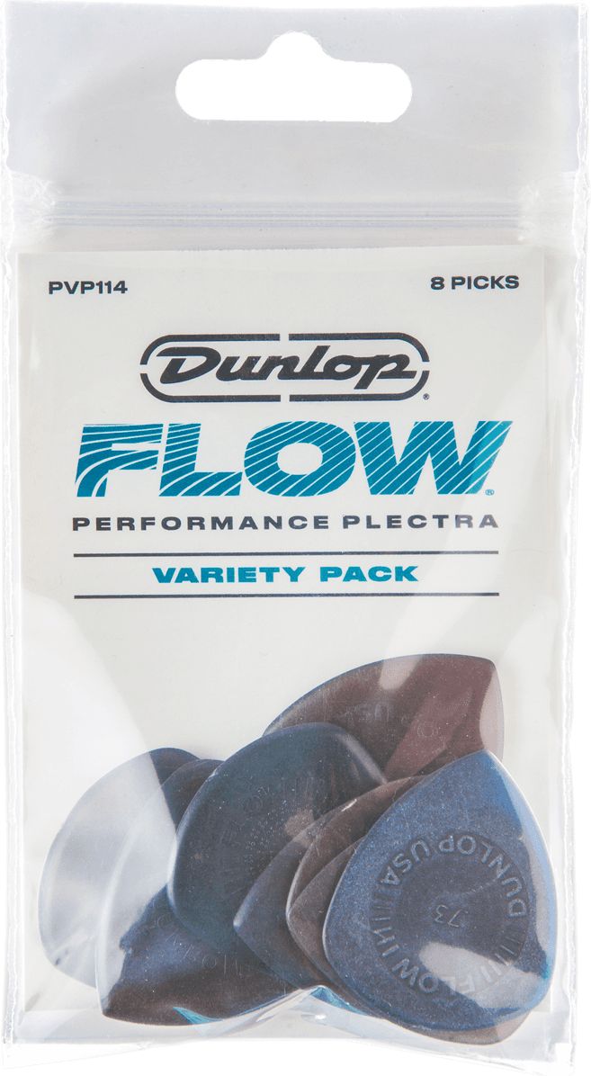 Dunlop Variety Pack Plektren Flow Player's 8er Pack