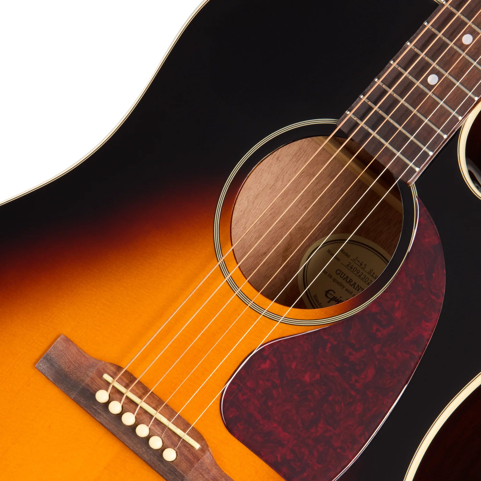 Epiphone J-45 Studio EC Vintage Sunburst – Bild 5