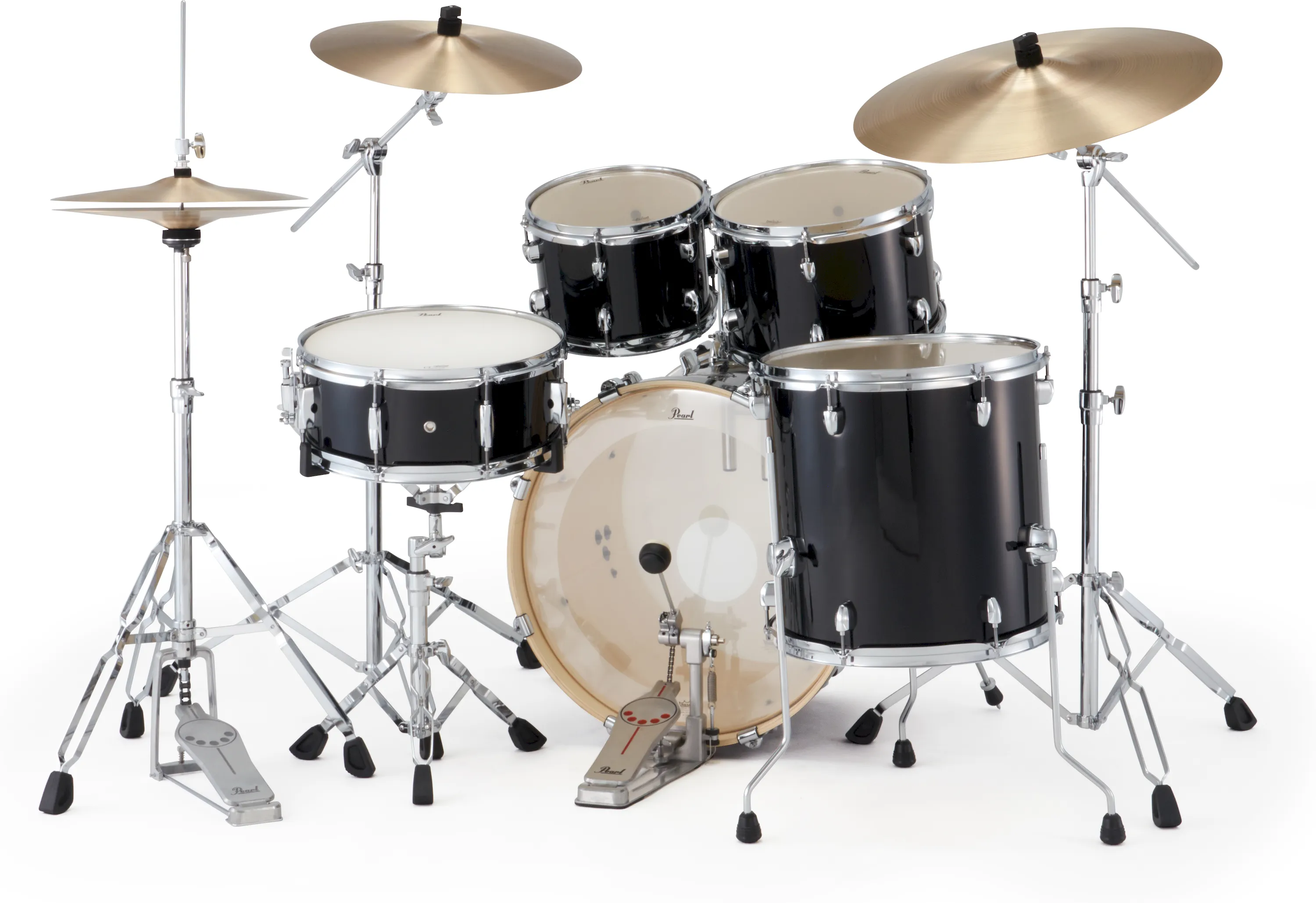Pearl EXX705NNBR/C31 Export Drumset Jet Black/Sabian PX – Bild 2