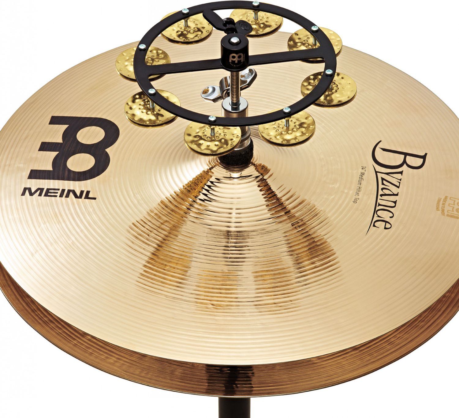 Meinl HTHH1B-BK HiHat Tambourine Hammered Brass – Bild 5
