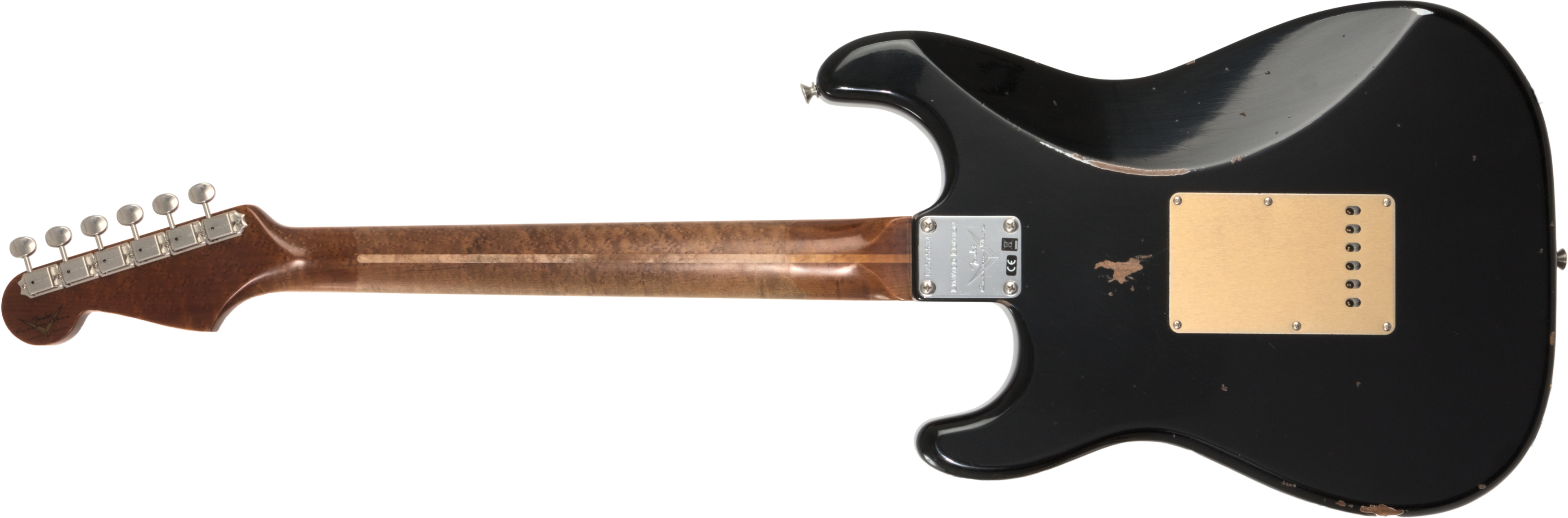Fender Custom Shop 1956 Stratocaster Relic/CC-HW Aged Black Limited Edition – Bild 2