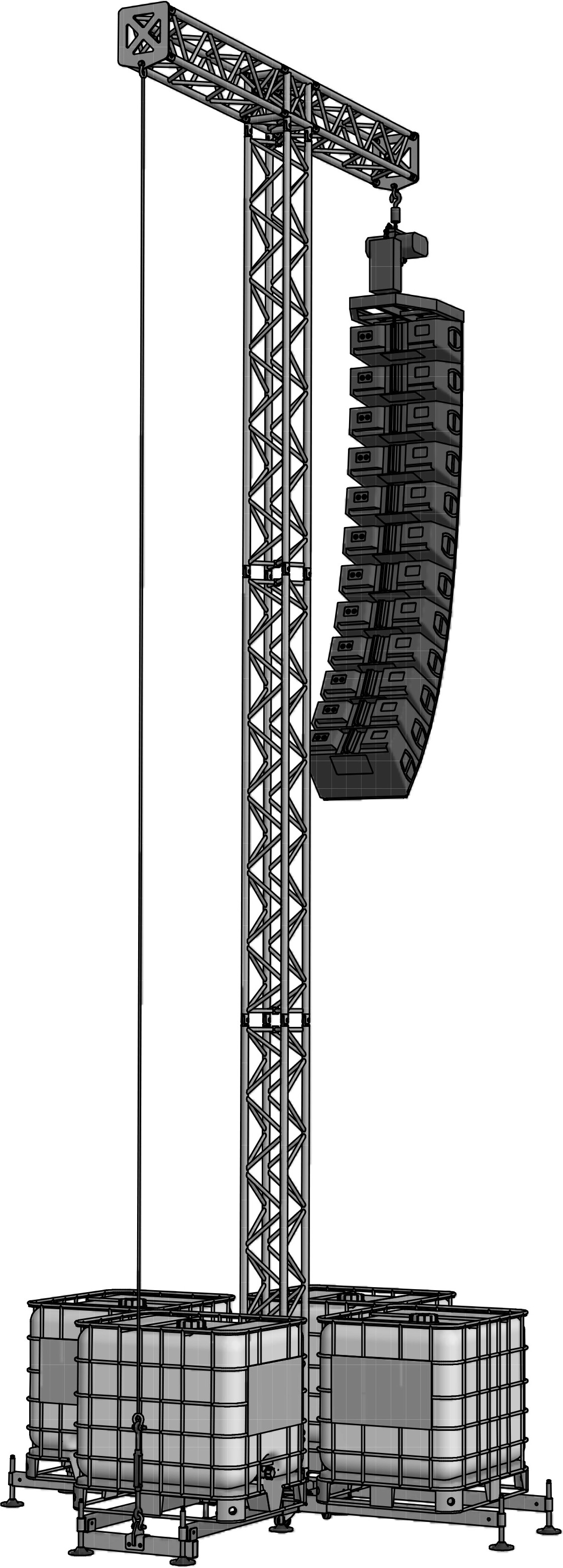 Global Truss iM-Type PA Tower 9m