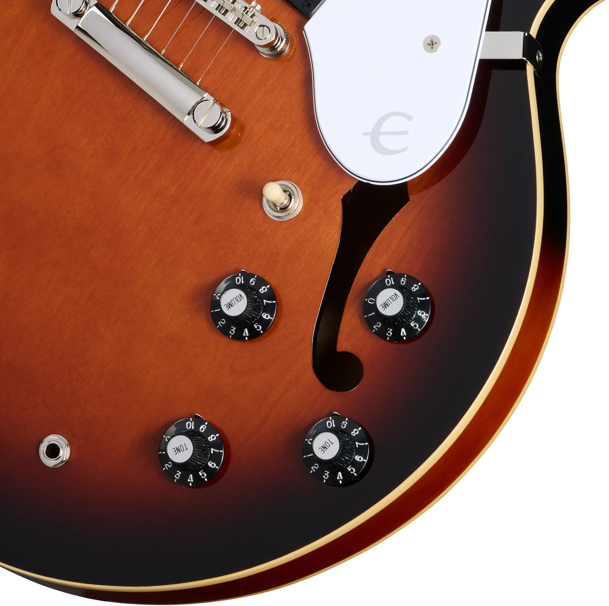 Epiphone Bonehead Riviera Dark Tobacco Sunburst – Bild 5