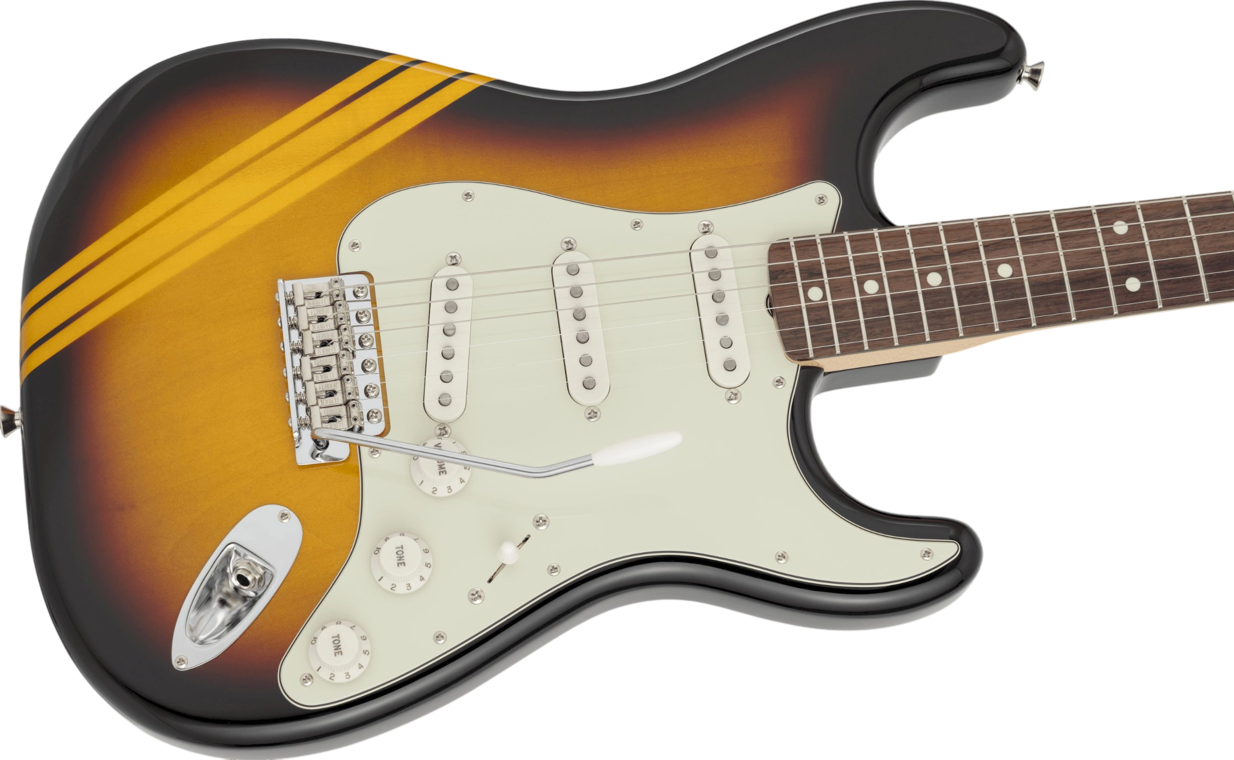 Fender Made in Japan Traditional 2025 Collection 60s Stratocaster Competition 3-Color Sunburst – Bild 3