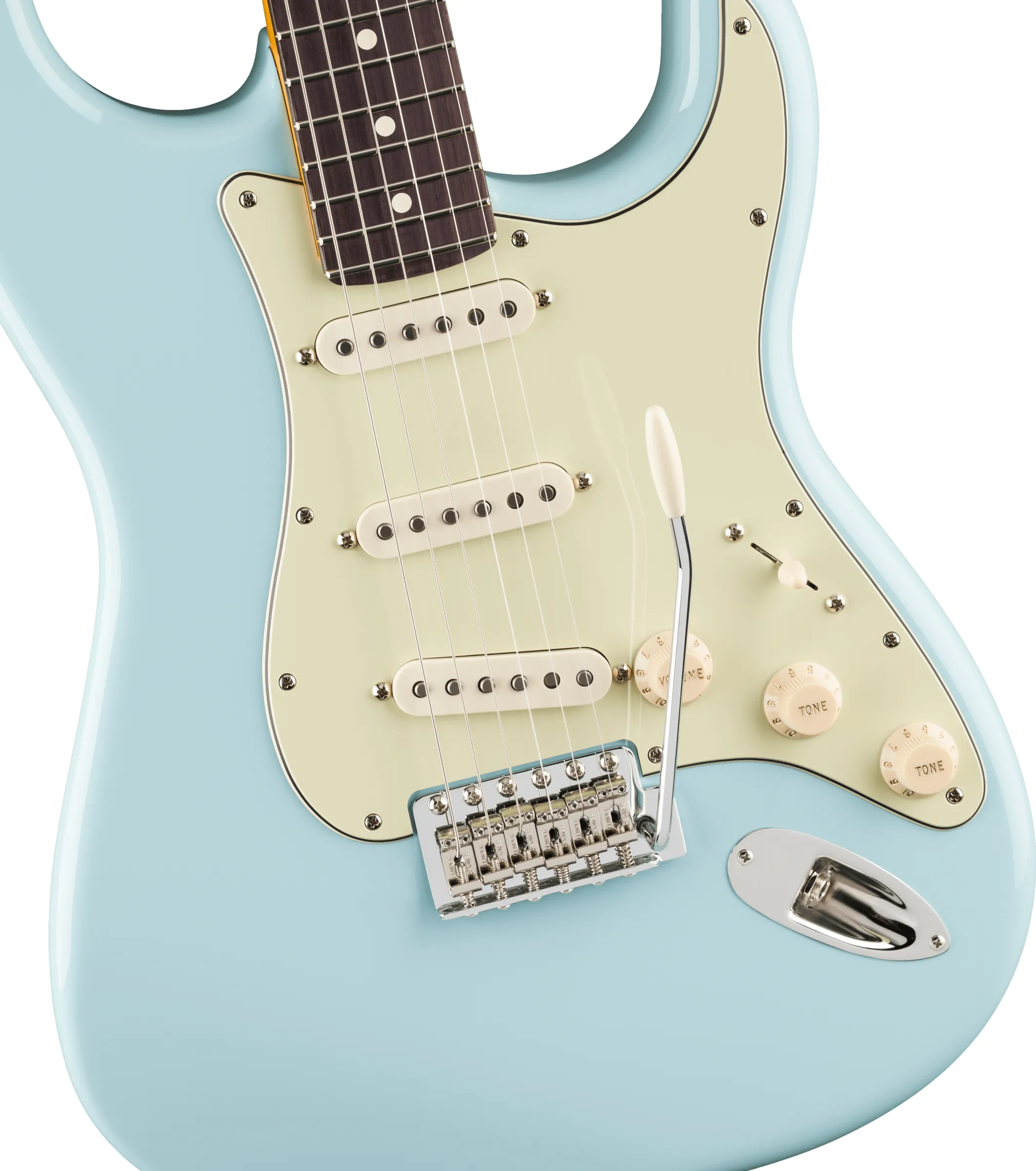 Fender American Professional Classic Silent Stratocaster Daphne Blue Limited Edition – Bild 4