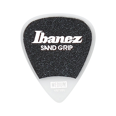 Ibanez Plektren Sand Grip White Medium Standard 0,8mm 6er Pack