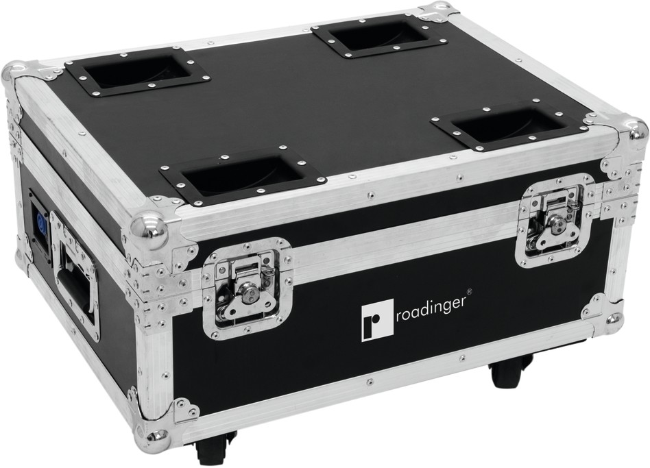 ROADINGER Flightcase 4x AKKU UP-4 QuickDMX mit Ladefunktion – Bild 2