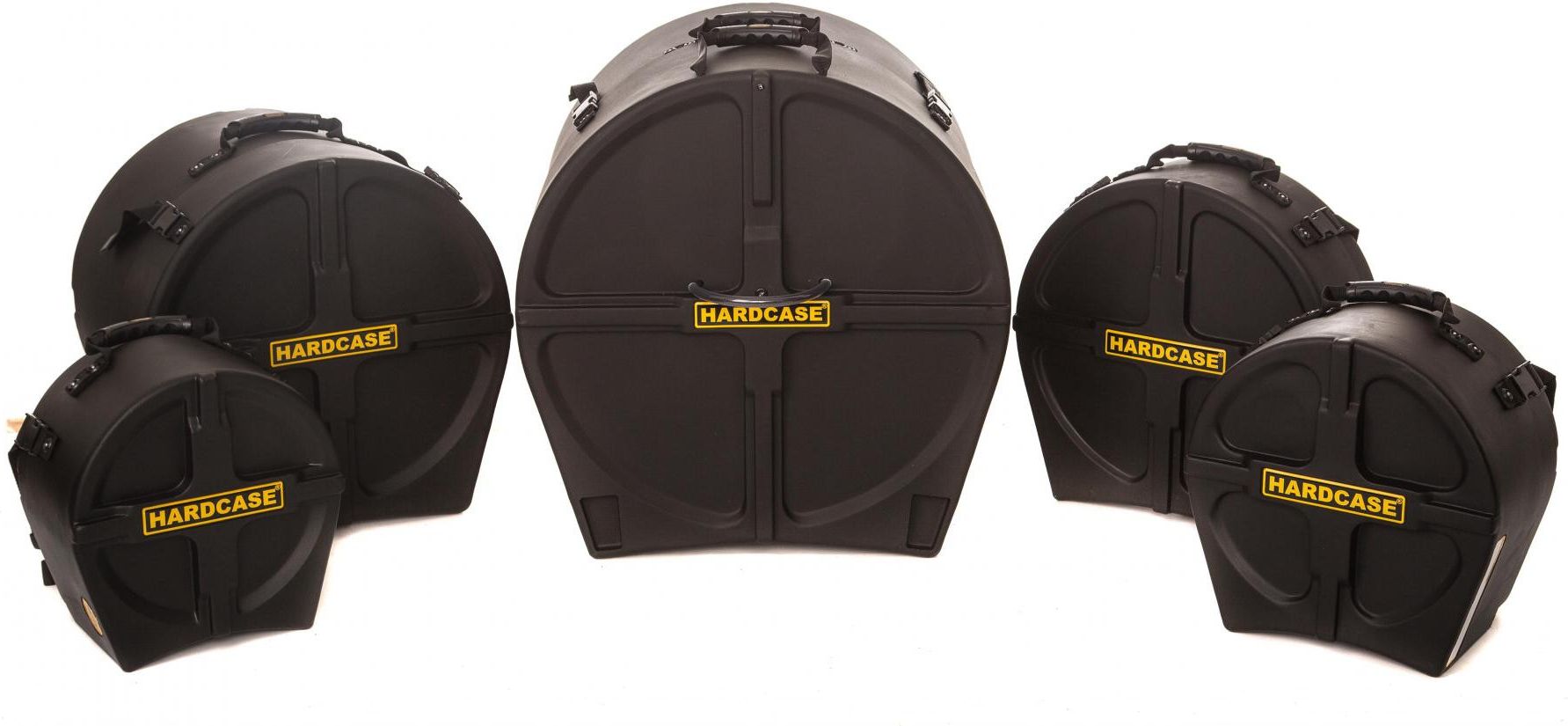 Hardcase HFUSION-2 Drum Set Cases 5pcs.