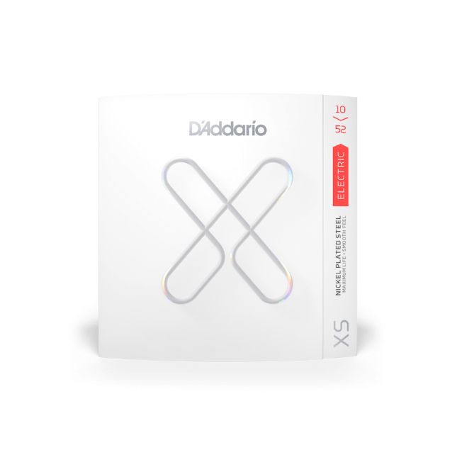 D Addario XS 1052 Electric Nickel Plated Coated LightTop/ Heavy Bottom