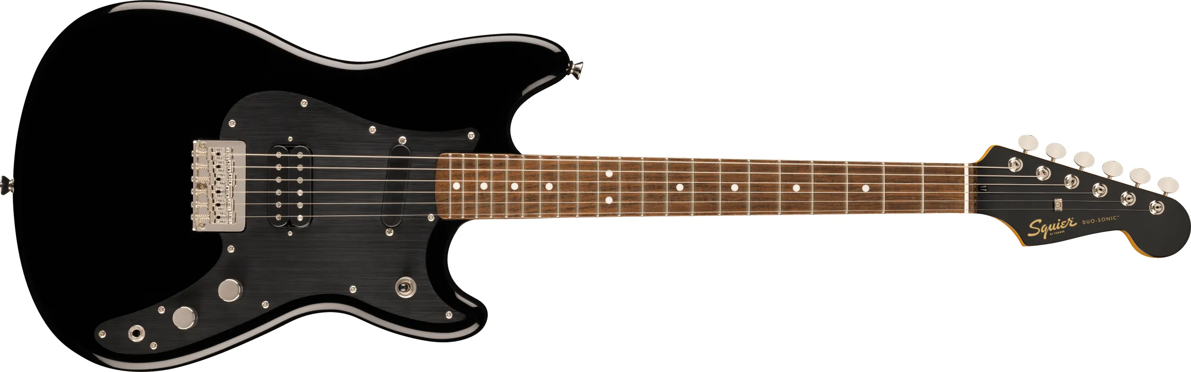 Fender Squier Classic Vibe FSR Duo-Sonic HS Black with Matching Headstock