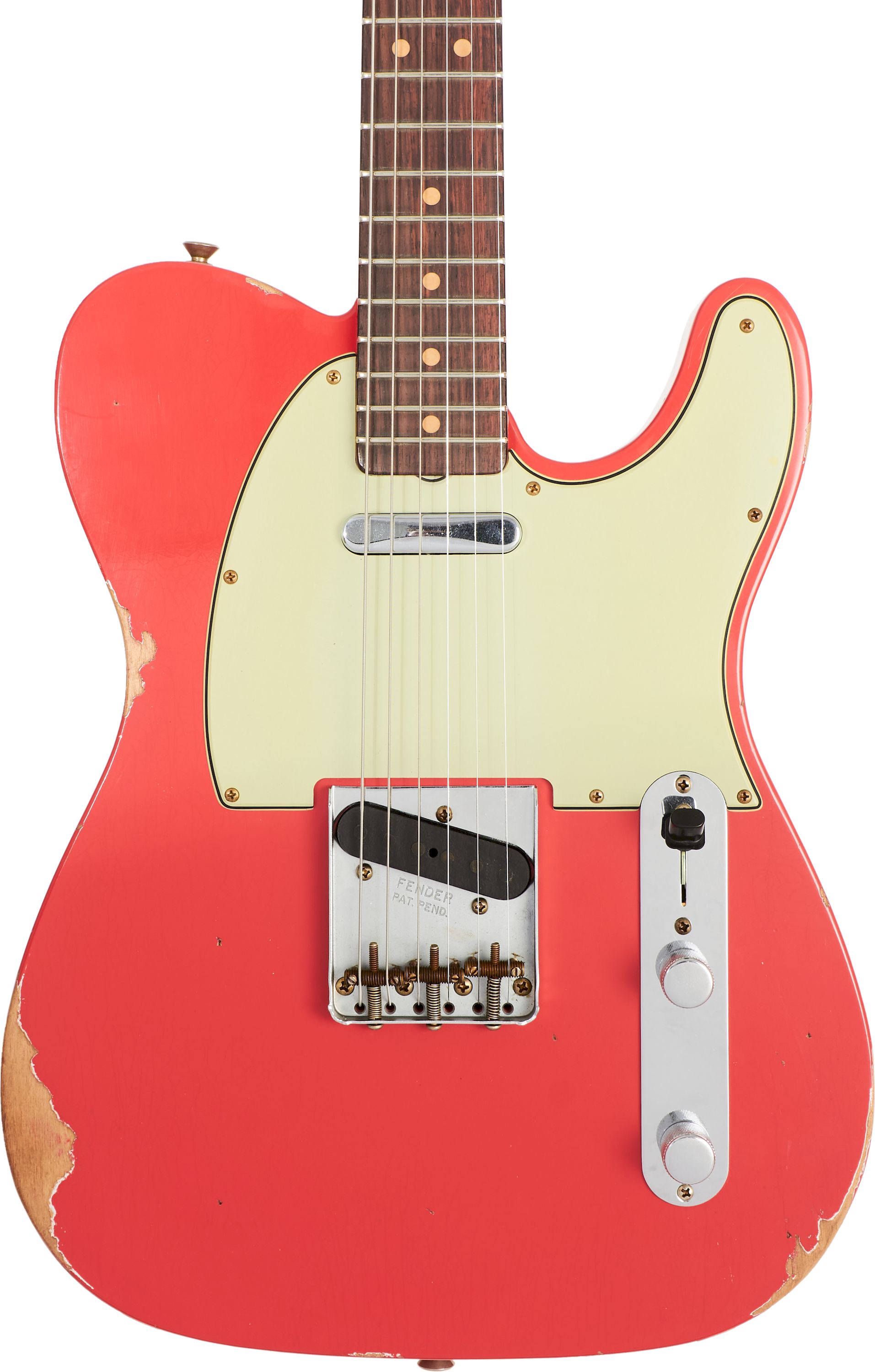 Fender Custom Shop 1963 Telecaster Relic Fiesta Red – Bild 3