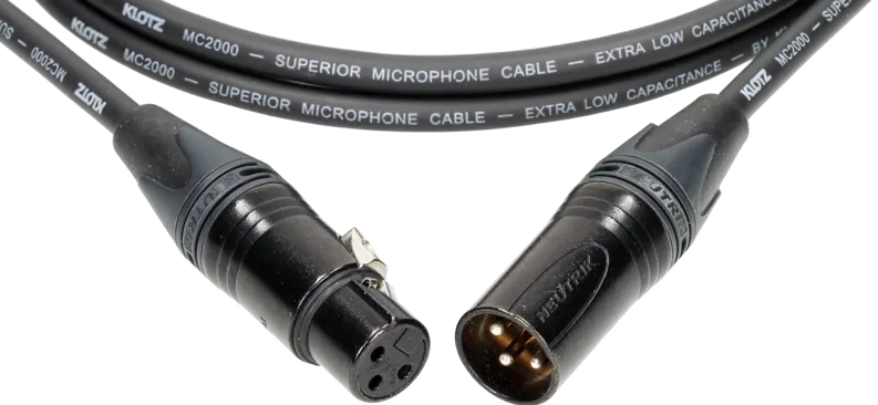 Klotz M2FM1-1500 Mikrokabel 15m Neutrik XLR (schwarz) – Bild 2