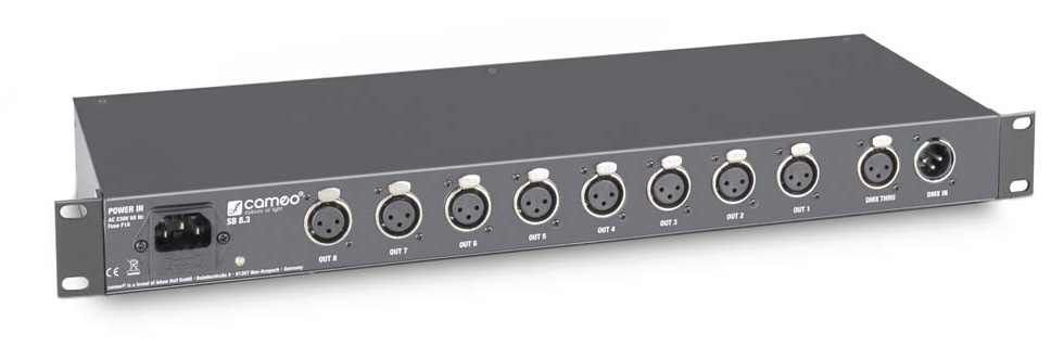 Cameo SB8.3 - 8-channel DMX splitter / booster – Bild 2