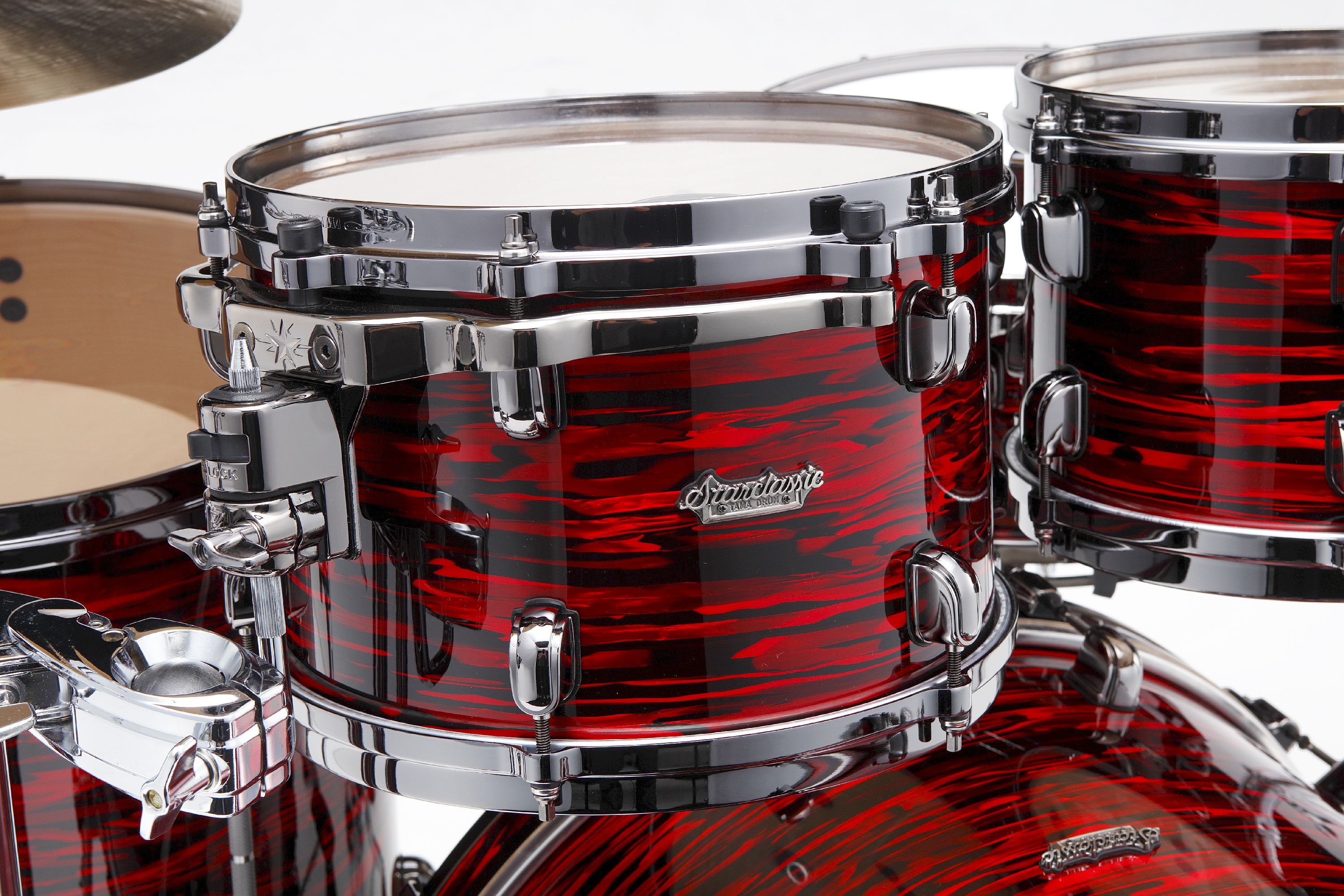 Tama MR42TZBNS-ROY  Starclassic Maple Shell Set 4tlg. - Red Oyster/Black Nickel – Bild 4