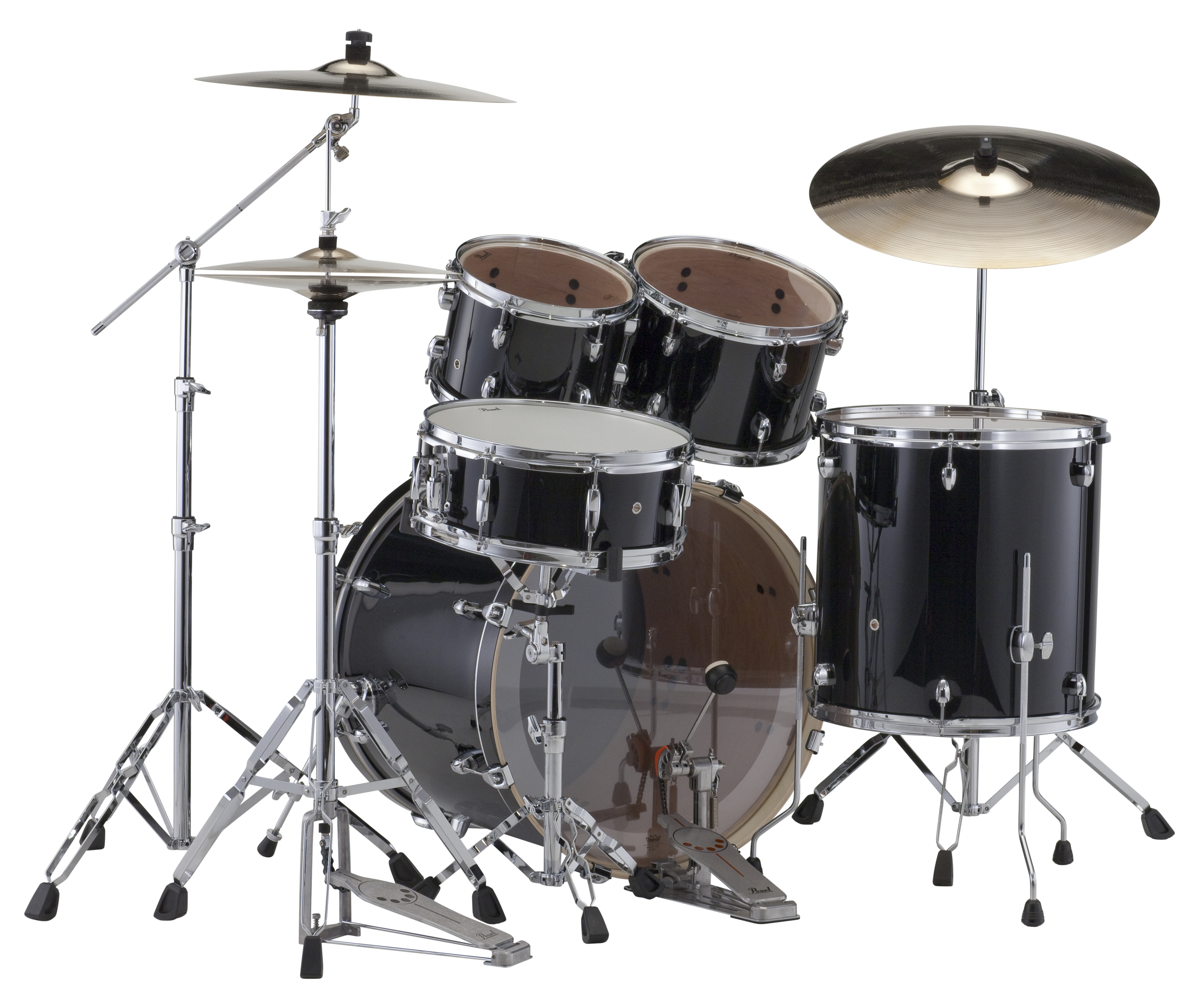 Pearl EXX725SBR/C31 Export Drum-Set Jet Black/Sabian SBR – Bild 3
