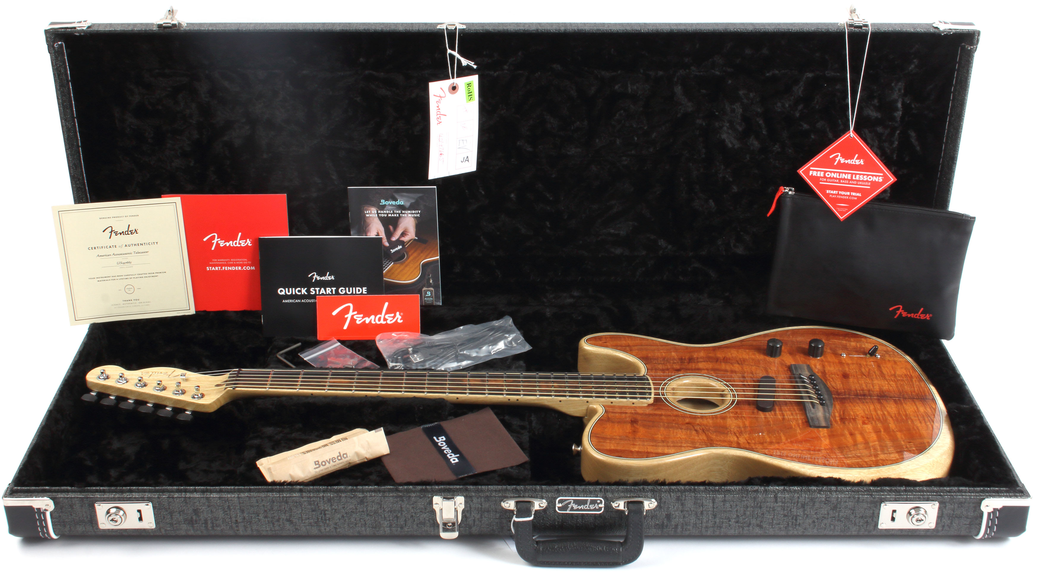 Fender American Acoustasonic Telecaster Koa Limited Edition – Bild 11