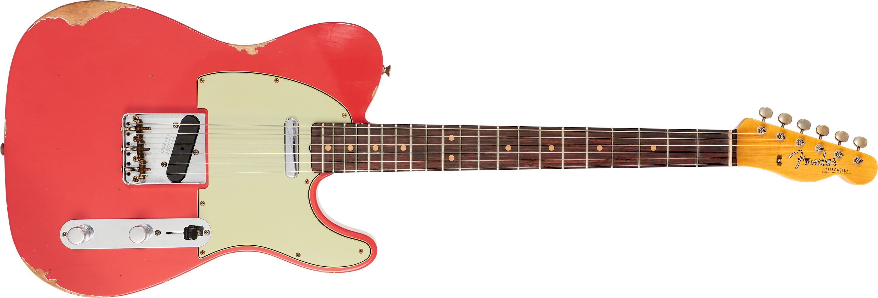 Fender Custom Shop 1963 Telecaster Relic Fiesta Red – Bild 1