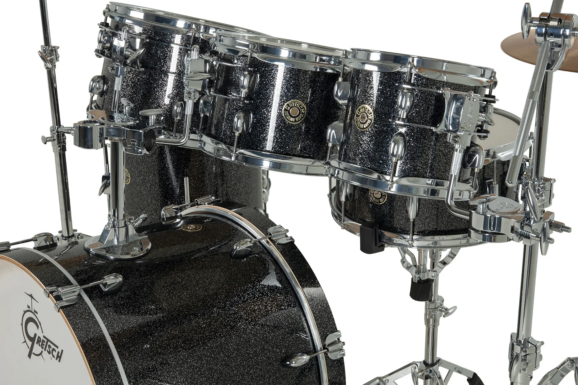 Gretsch GR815.046 Catalina Maple Shell Pack - Black Stardust (8"/10"/12"/14"/16"/22"/14"x6,5") – Bild 7