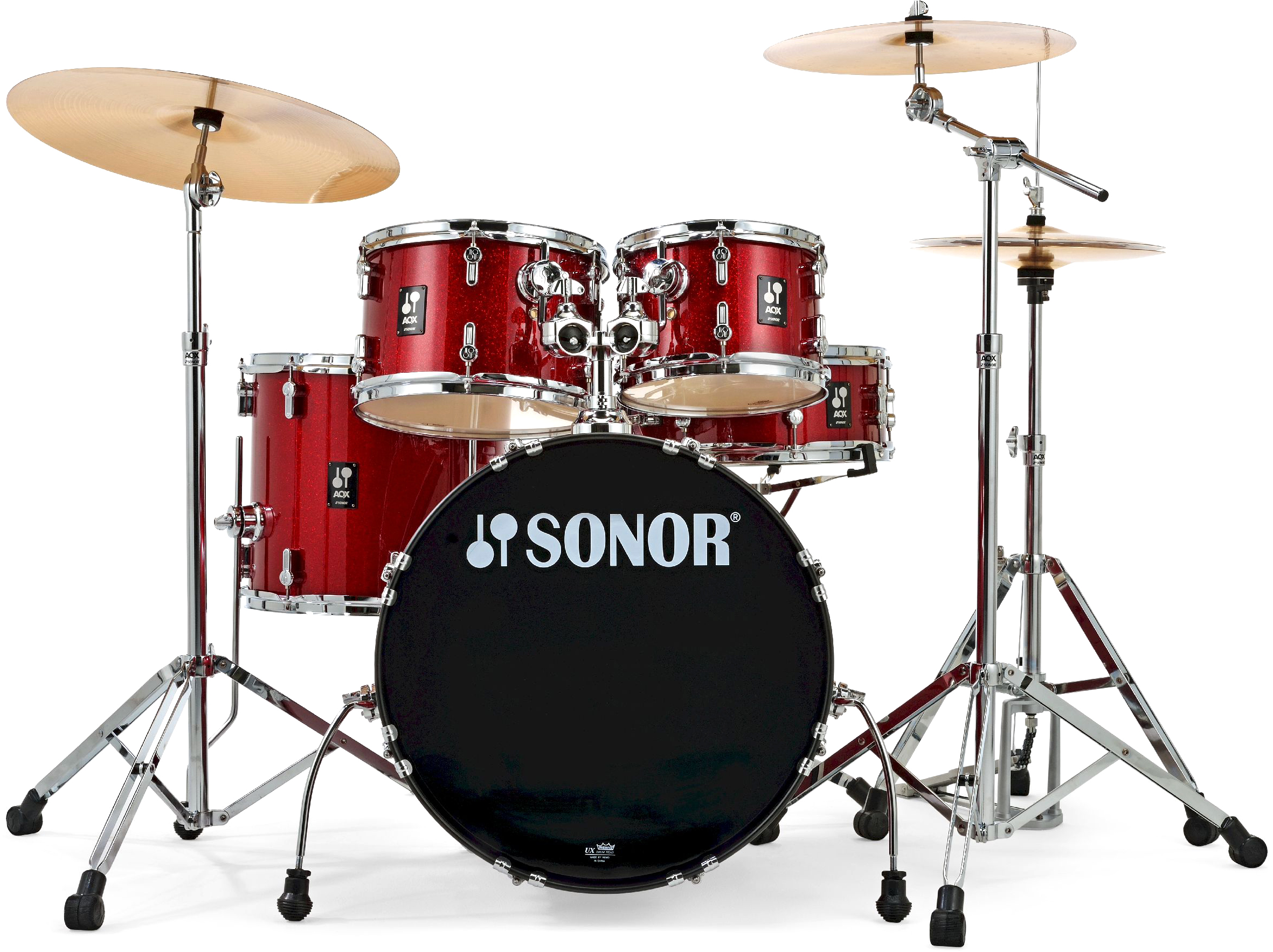 Sonor AQX Studio Set Red Moon Sparkle – Bild 2
