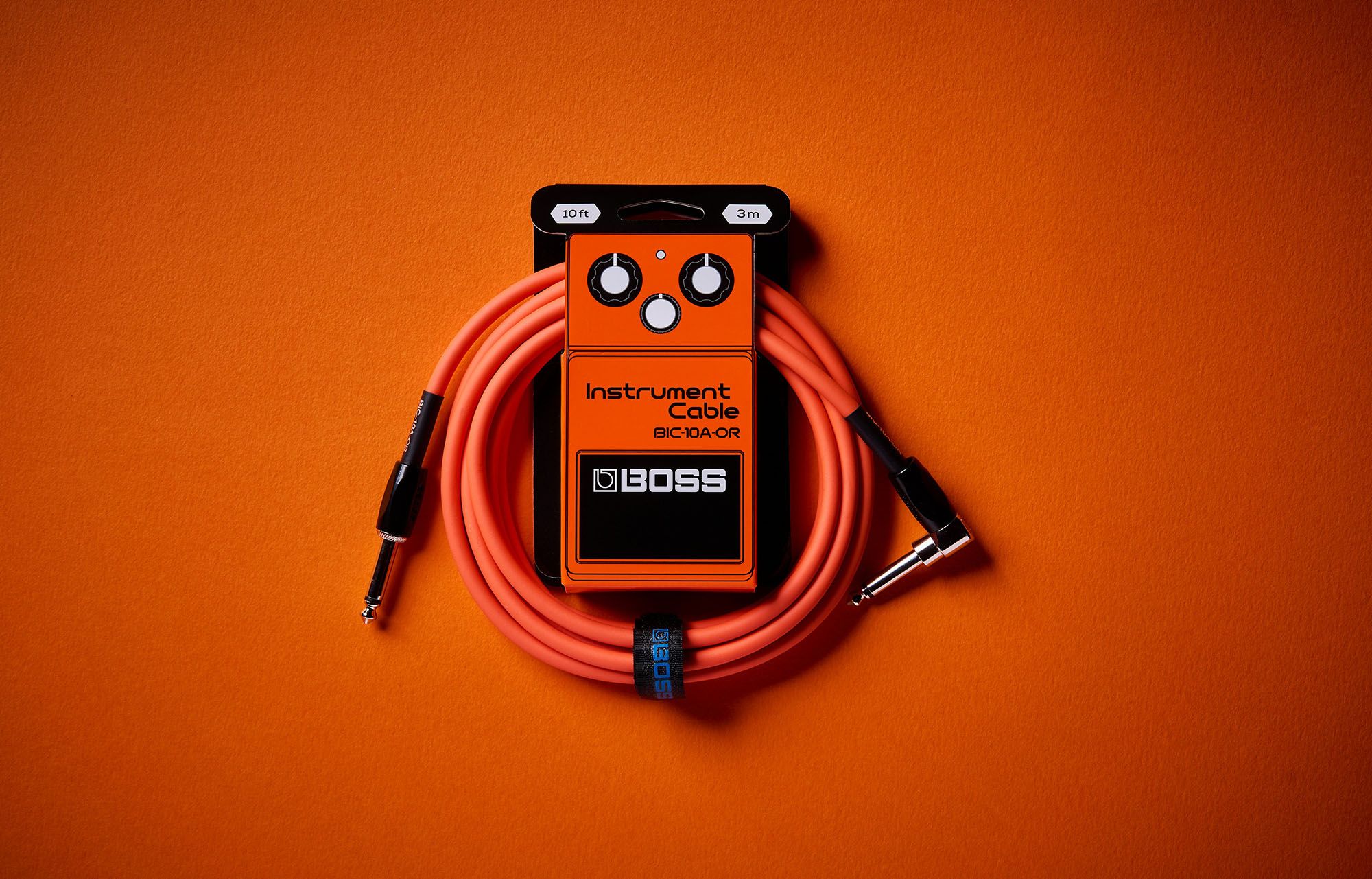Boss Kabel BIC-10A-OR winkel/gerade Orange 3m