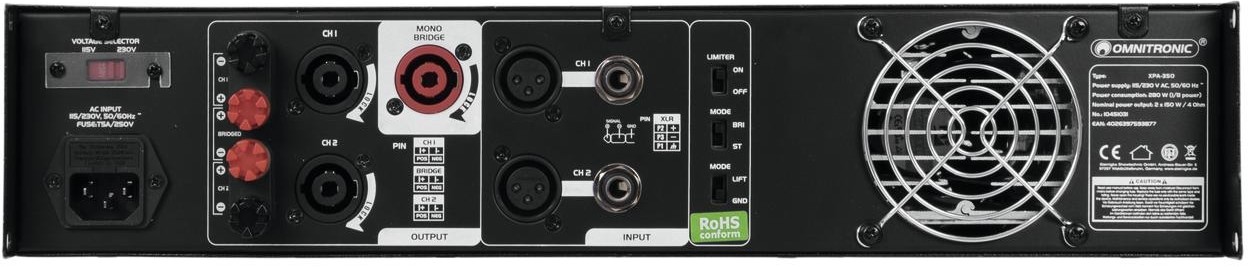 Omnitronic XPA-350 MK2