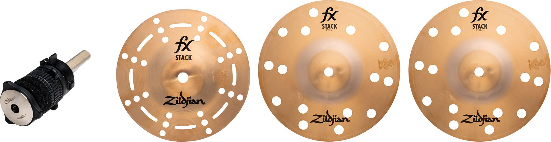 Zildjian ZIFXSTK8 FX Stack 8" inkl. Cymbolt – Bild 2