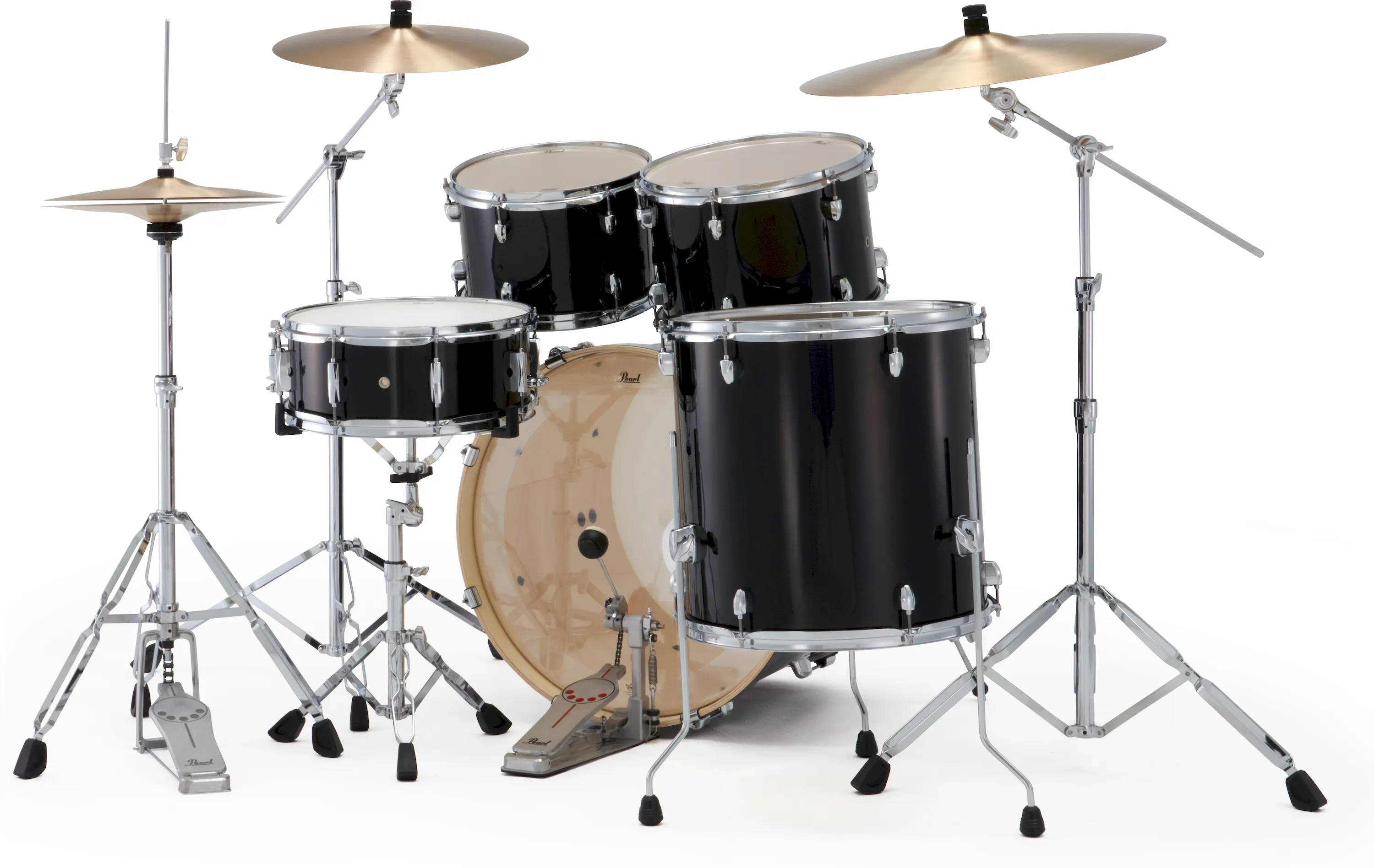Pearl EXX725NBR/C31 Export Drumset Jet Black/Sabian PX – Bild 2