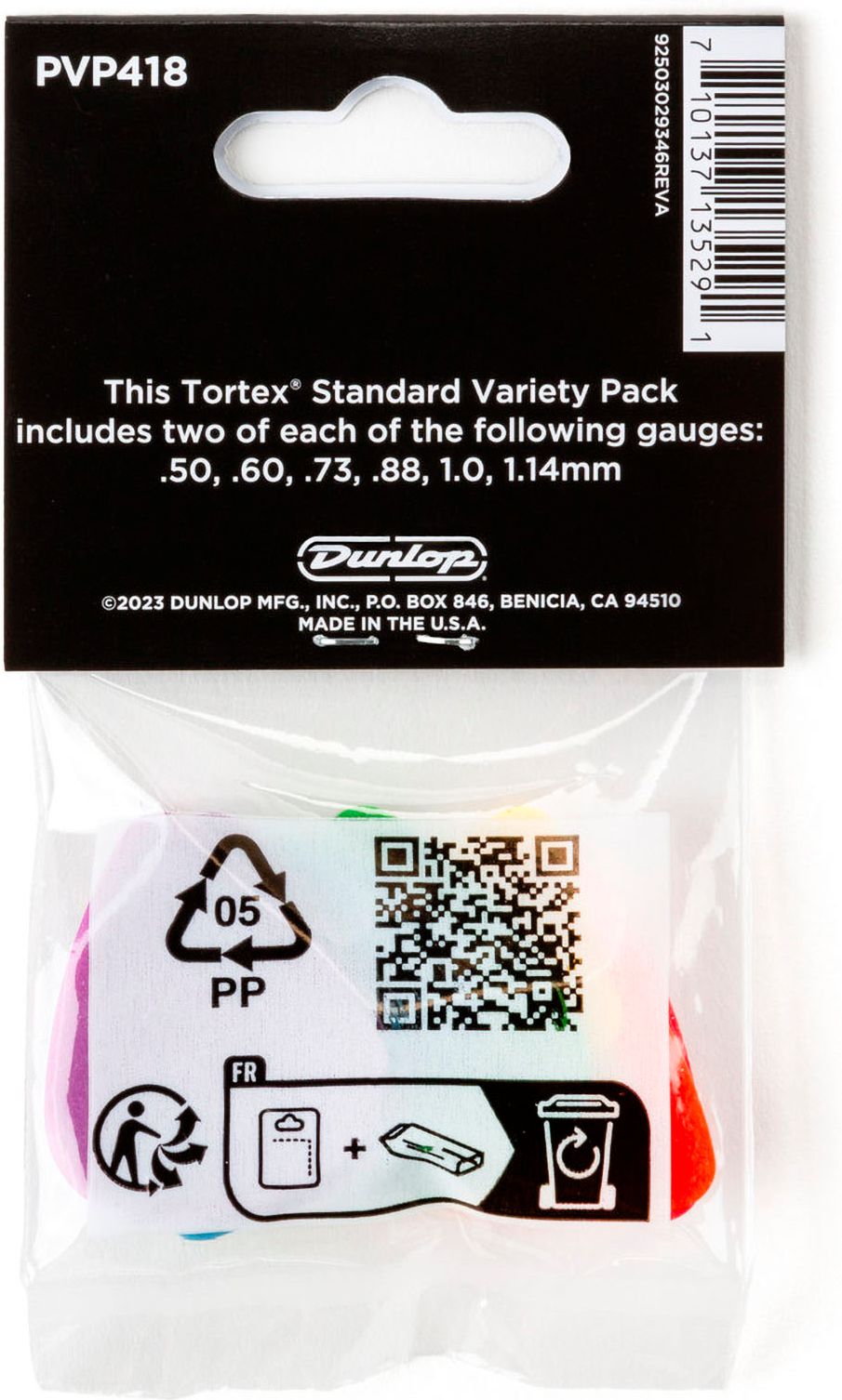Dunlop Variety Pack Plektren Tortex Player's 12er Pack – Bild 2