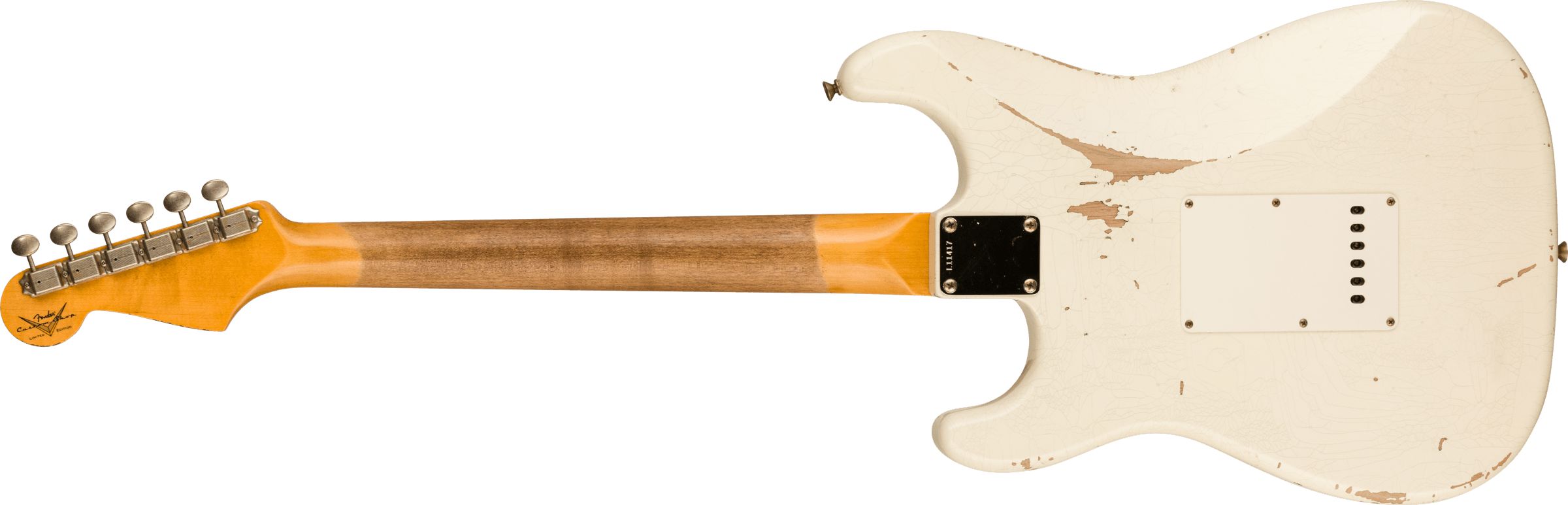 Fender Custom Shop 1964 L-Series Stratocaster Heavy Relic Aged Olympic White