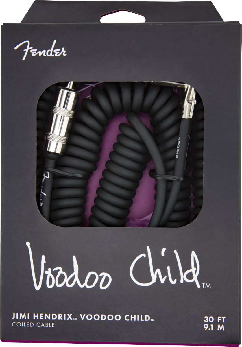 Fender Cable Jimi Hendrix Voodoo Child Black
