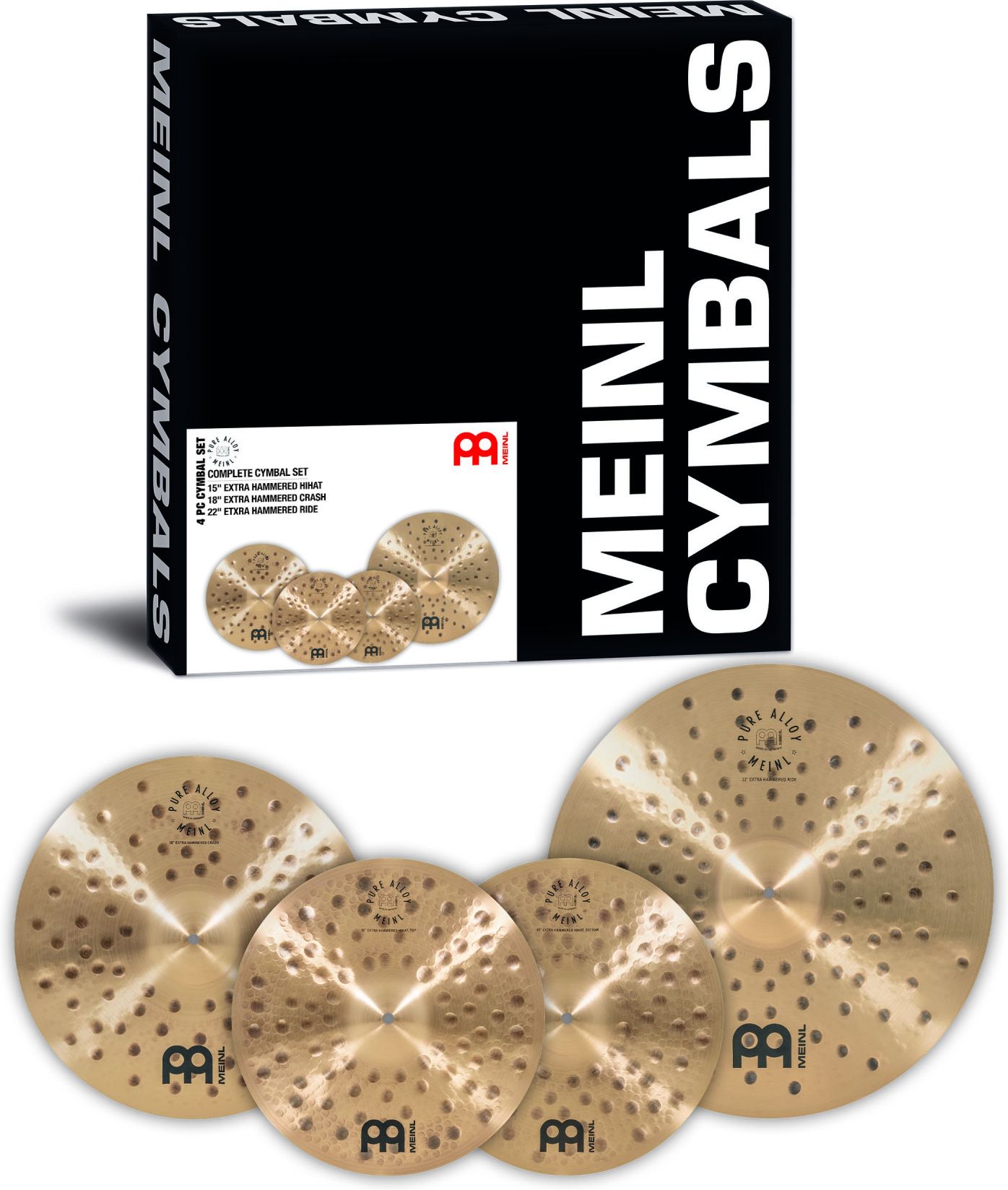 Meinl PA-CS1 Pure Alloy Complete Cymbal Set