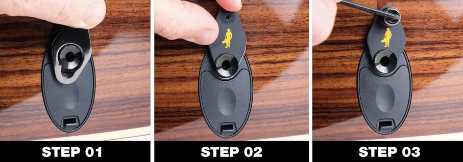 MusicNomad Acousti-Lok Strap Lock Adapter MN272 – Bild 4