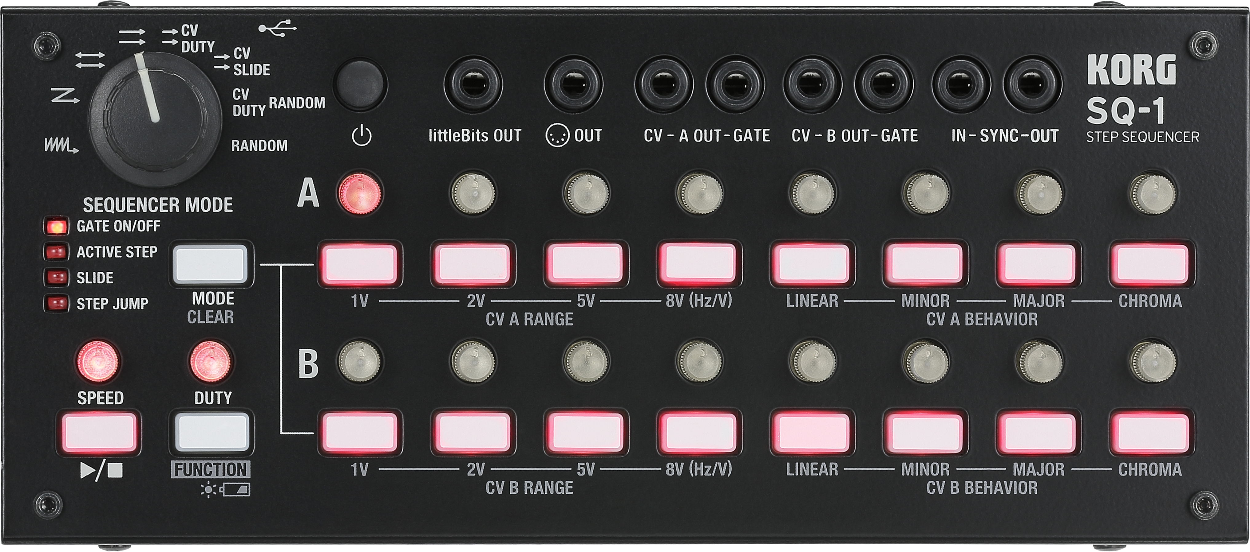 Korg SQ-1 2x8 step sequencer Korg SQ-1 2x8 step sequencer