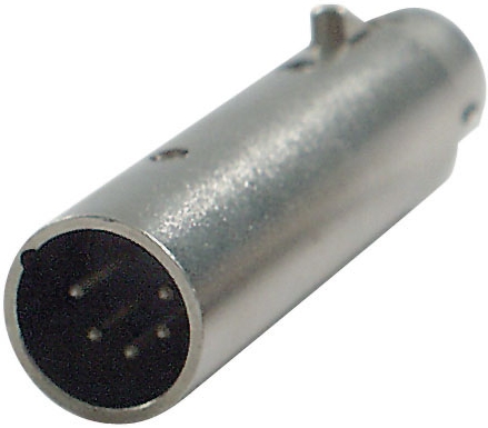 OMNITRONIC Adapter 3pol XLR(F)/5pol XLR(M) OMNITRONIC Adapter 3pol XLR(F)/5pol XLR(M)