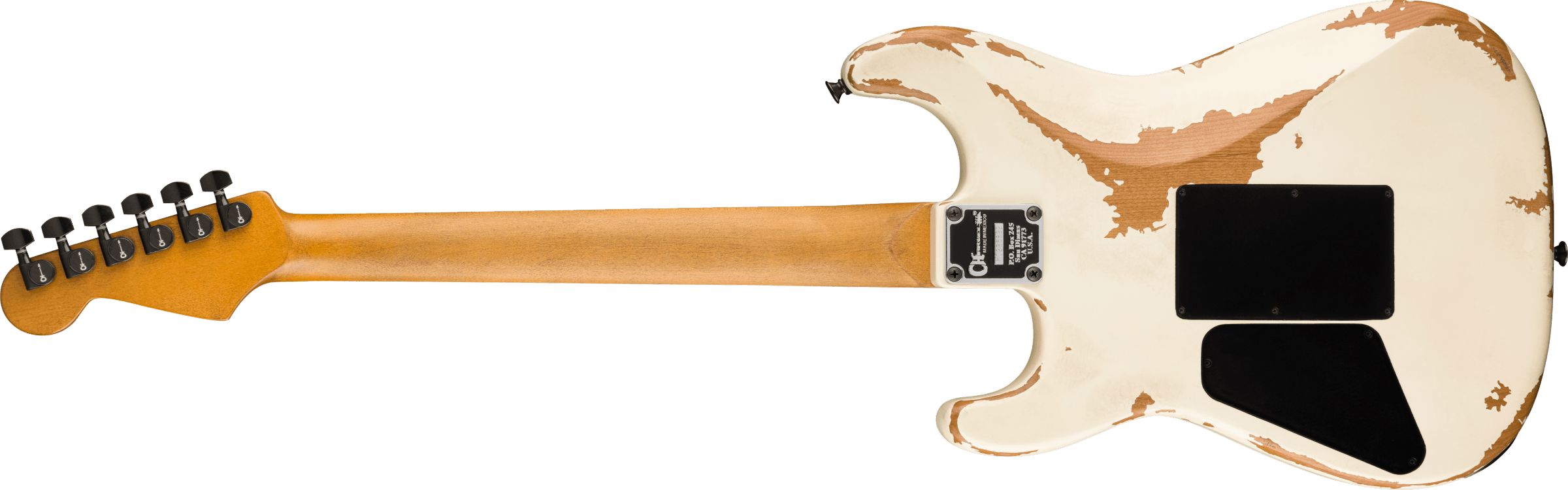 Charvel Pro-Mod Relic San Dimas Style 1 HH FR Weathered White/PF (Retoure)