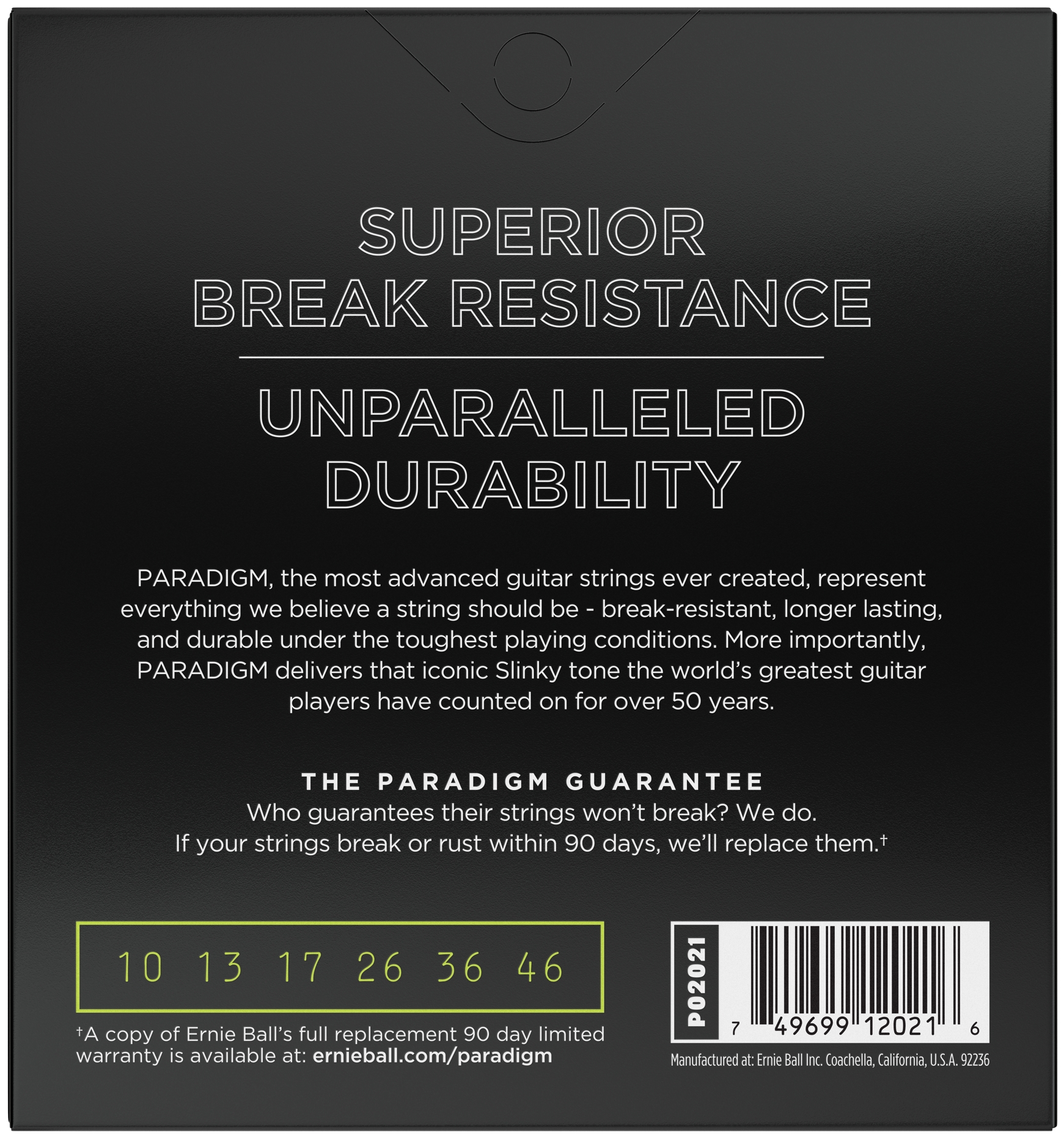 Ernie Ball Paradigm Regular Slinky 010-046