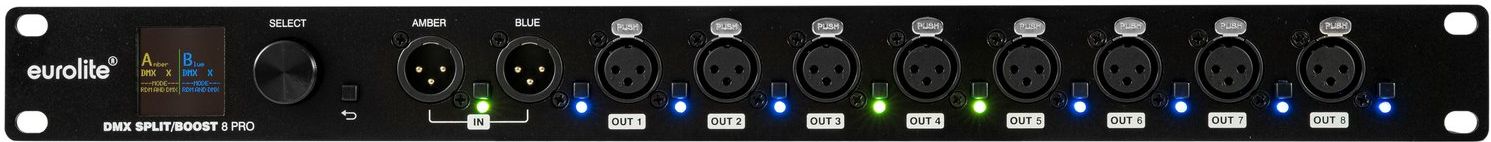 Eurolite DMX Split/Boost 8 PRO 3pol