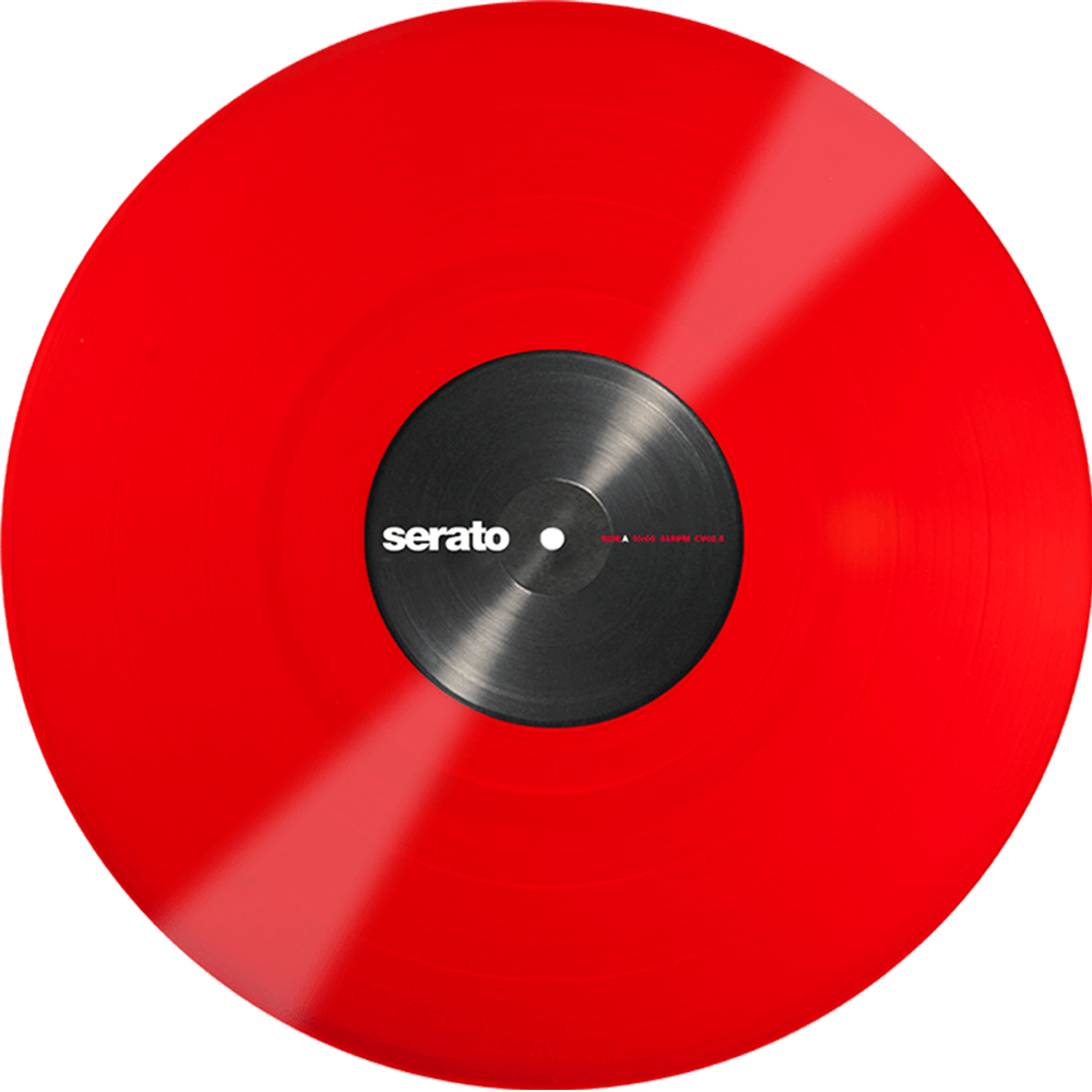 Serato 12" Single Performance-Serie CV2.5 rot