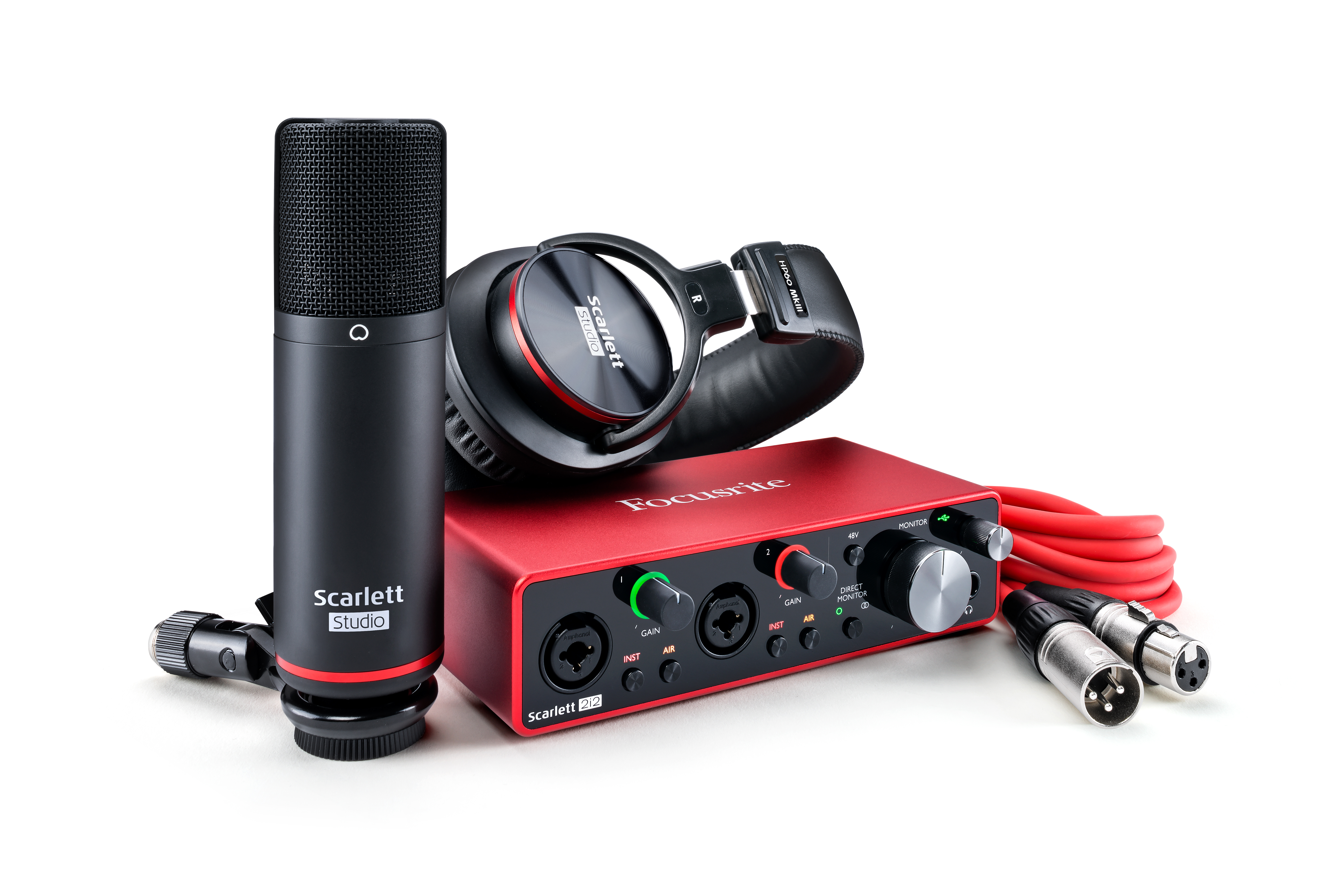 Focusrite Scarlett 2i2 Studio 3rd Generation (Recording Set) (Retoure)