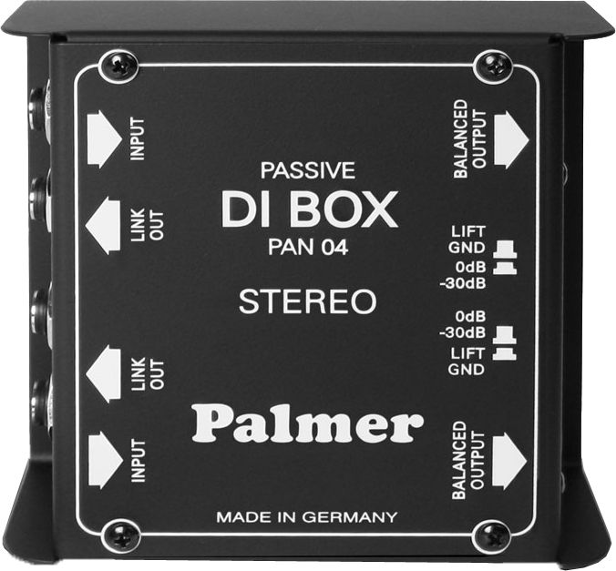 Palmer PAN 04 Passive DI Box Stereo Palmer PAN 04 Passive DI Box Stereo