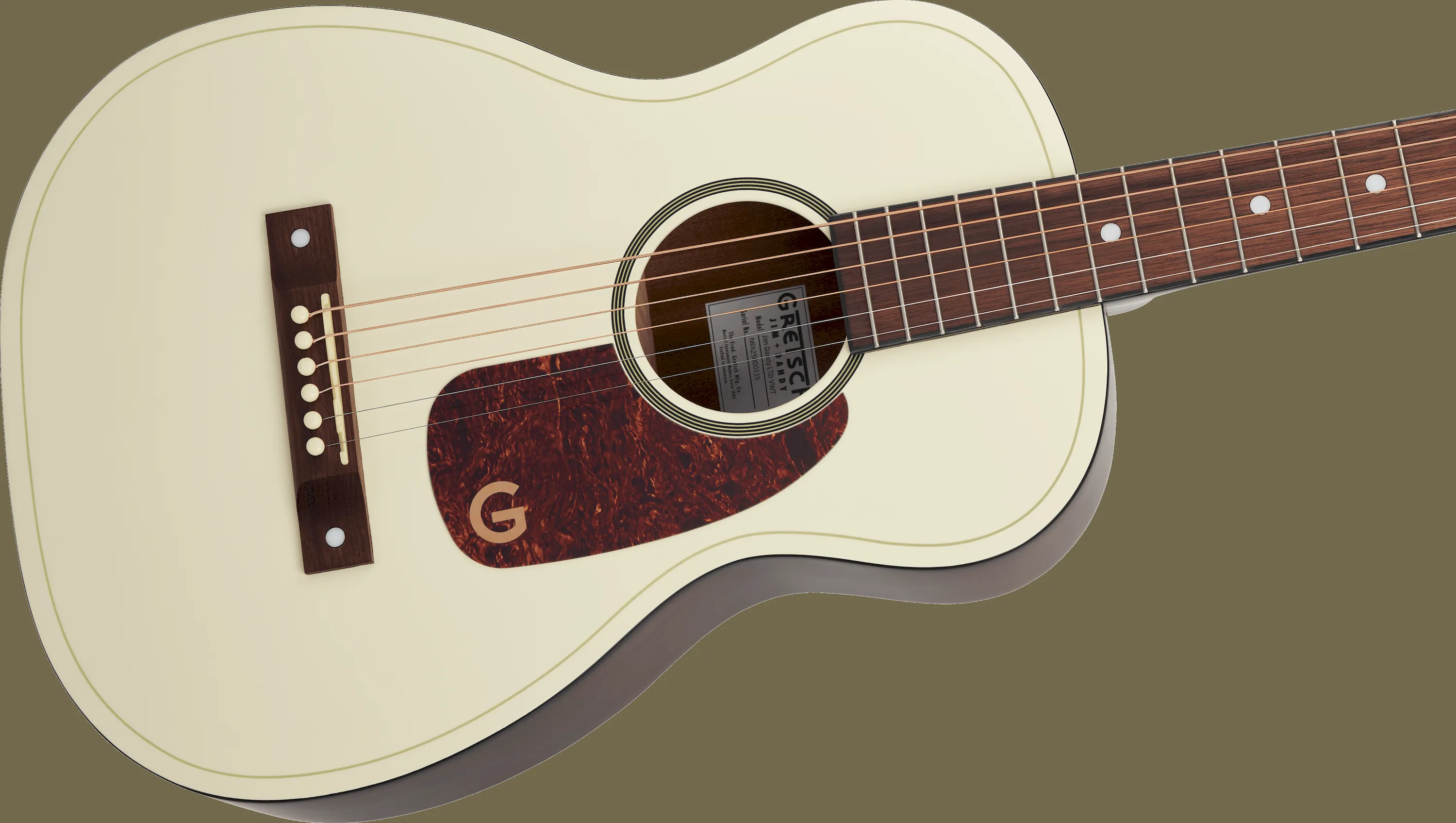 Gretsch Jim Dandy Parlor Vintage White Limited Edition – Bild 3
